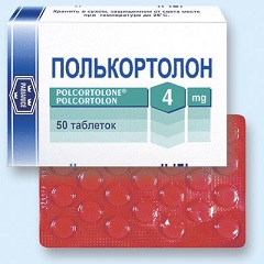 Таблетки Полькортолон 4 мг
