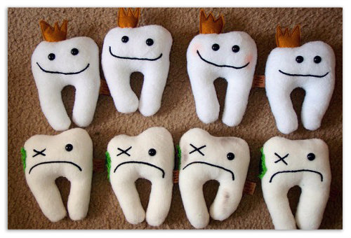 Игрушки зубы.