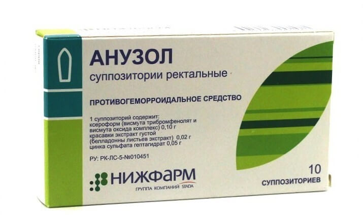 Свечи от геморроя Анузол