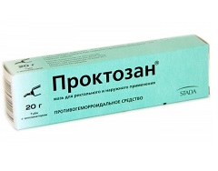 Проктозан в форме мази