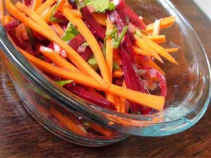 салат из моркови и свеклы