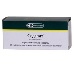 Седалит в таблетках