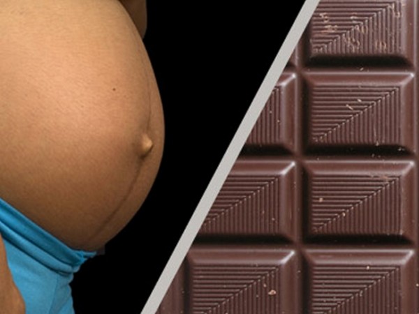 Беременная и шоколад