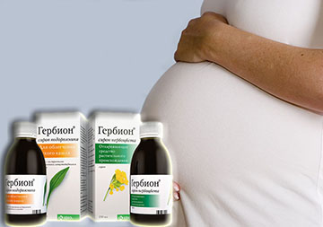 сироп гербион при беременности