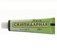 Скипидарная мазь - антисептическое средство для наружного применения