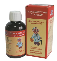 Сухая микстура от кашля для детей