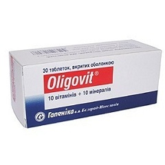 Олиговит - витаминный препарат, содержащий сульфат меди