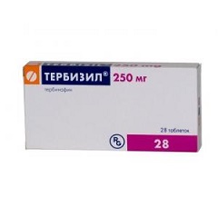 Тербизил в таблетках 250 мг
