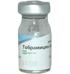 Тобрамицин в форме порошка для приготовления раствора