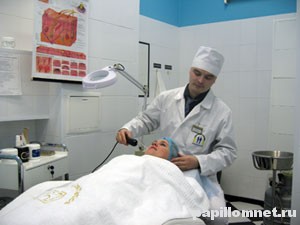 Фото процедуры удаления бородавки