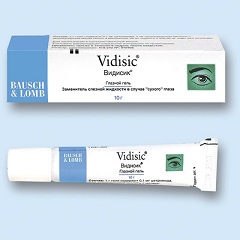 Лекарственная форма Видисика - глазной гель