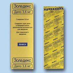 Золадекс в дозировке 3,6 мг